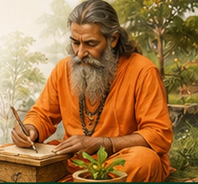 Saint documenting herbal knowledge